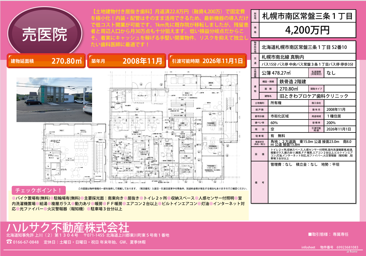 「1階が診察室、2階が自宅」という巨大な城の畳み方