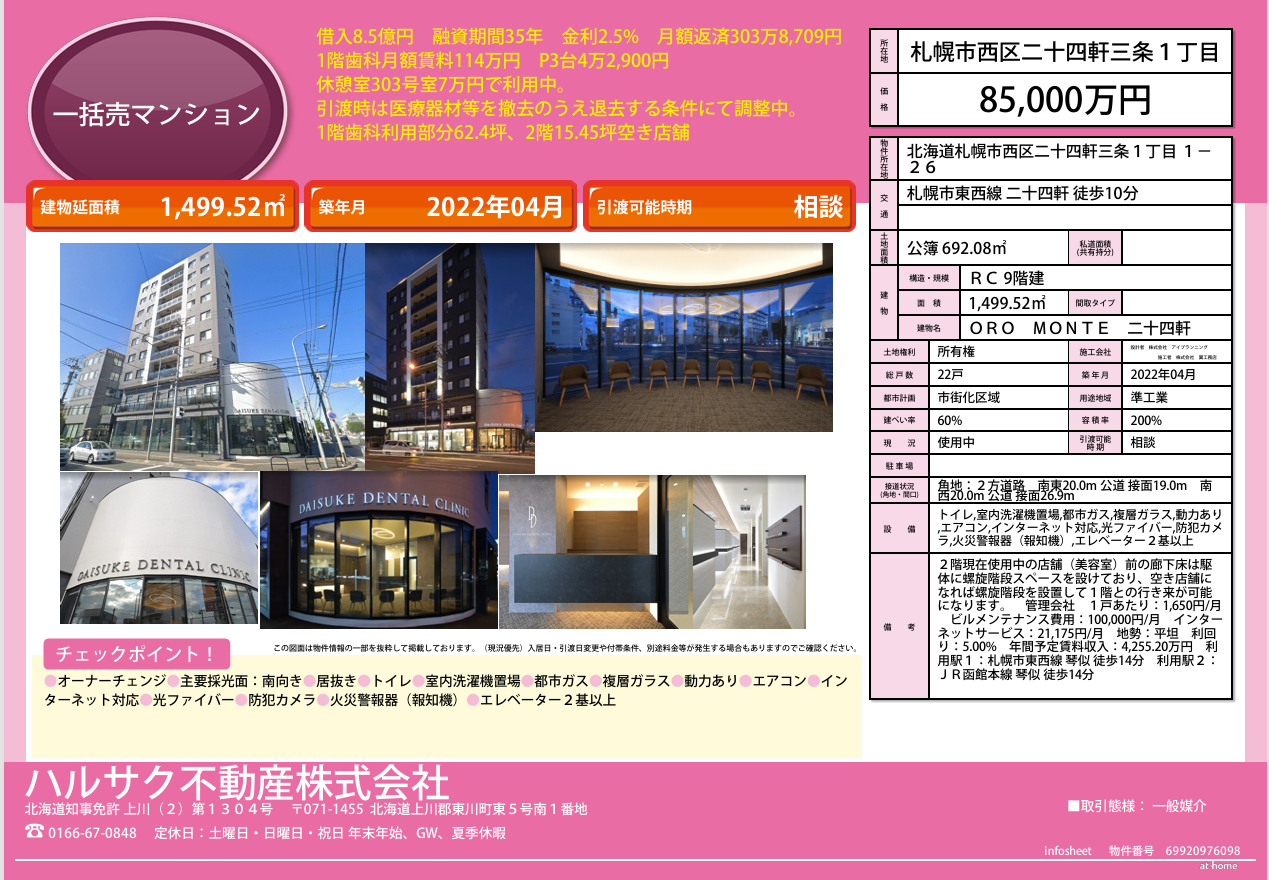「1階が診察室、2階が自宅」という巨大な城の畳み方
